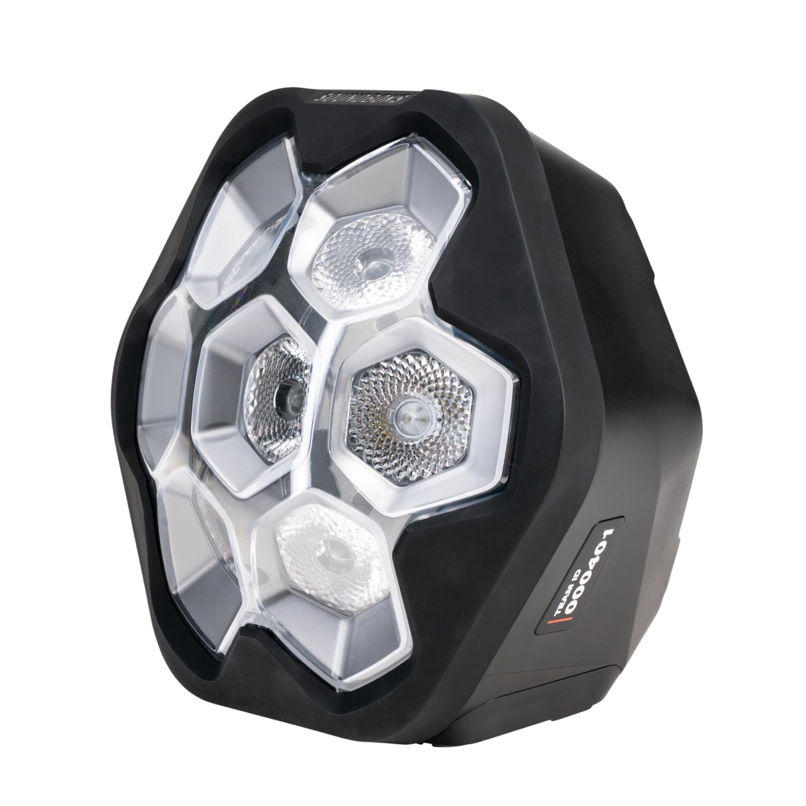 SOUNDBOKS Lightboks Tragbares Partylicht, Kompatibel mit allen Lautsprechern, Musikgesteuertes Licht Audio-reaktiv mit App-Steuerung, IP65 Wasserdicht, TeamUp-Verbindung Ideal für Outdoor & Events.