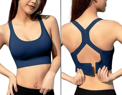 GLAMORAS Women's Nylon Spandex Padded Non Wired Racer Back Sports Bra for Gym, Cardio, Zumba and Yoga | Everyday Active 