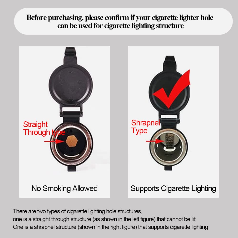 Amazon.com: Car Cigarette Lighter, Pop-Out Cigarette Lighter, 12V Metal  Plastic Construction Lighter Plug, Auto Replacement Accessories Universal  for Most Vehicles Socket : Automotive