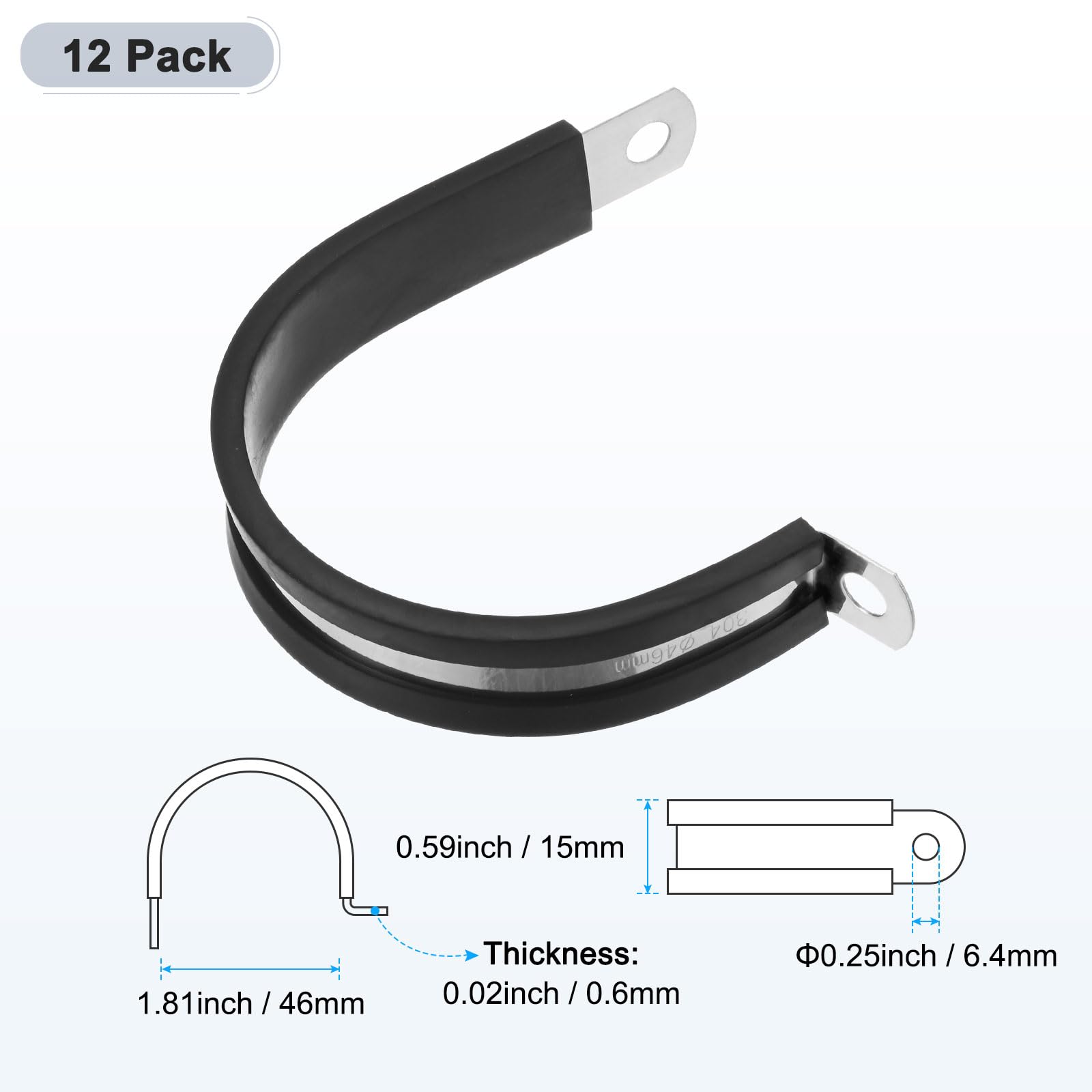 M METERXITY 12-Pack Cable Clamps - Image 3