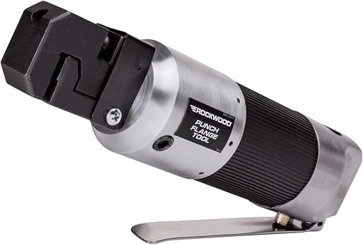 Rockwood Pneumatic Sheet Metal Puncher Air Hole Punch & Flange Rivet Tool with Connector