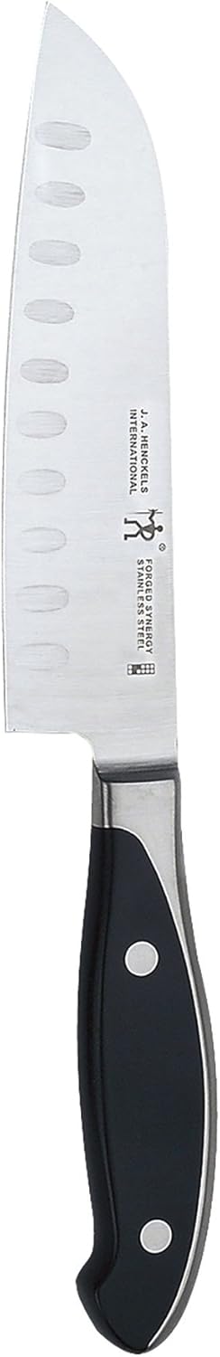Henckels Forged Synergy 5-inch Hollow Edge Santoku Knife