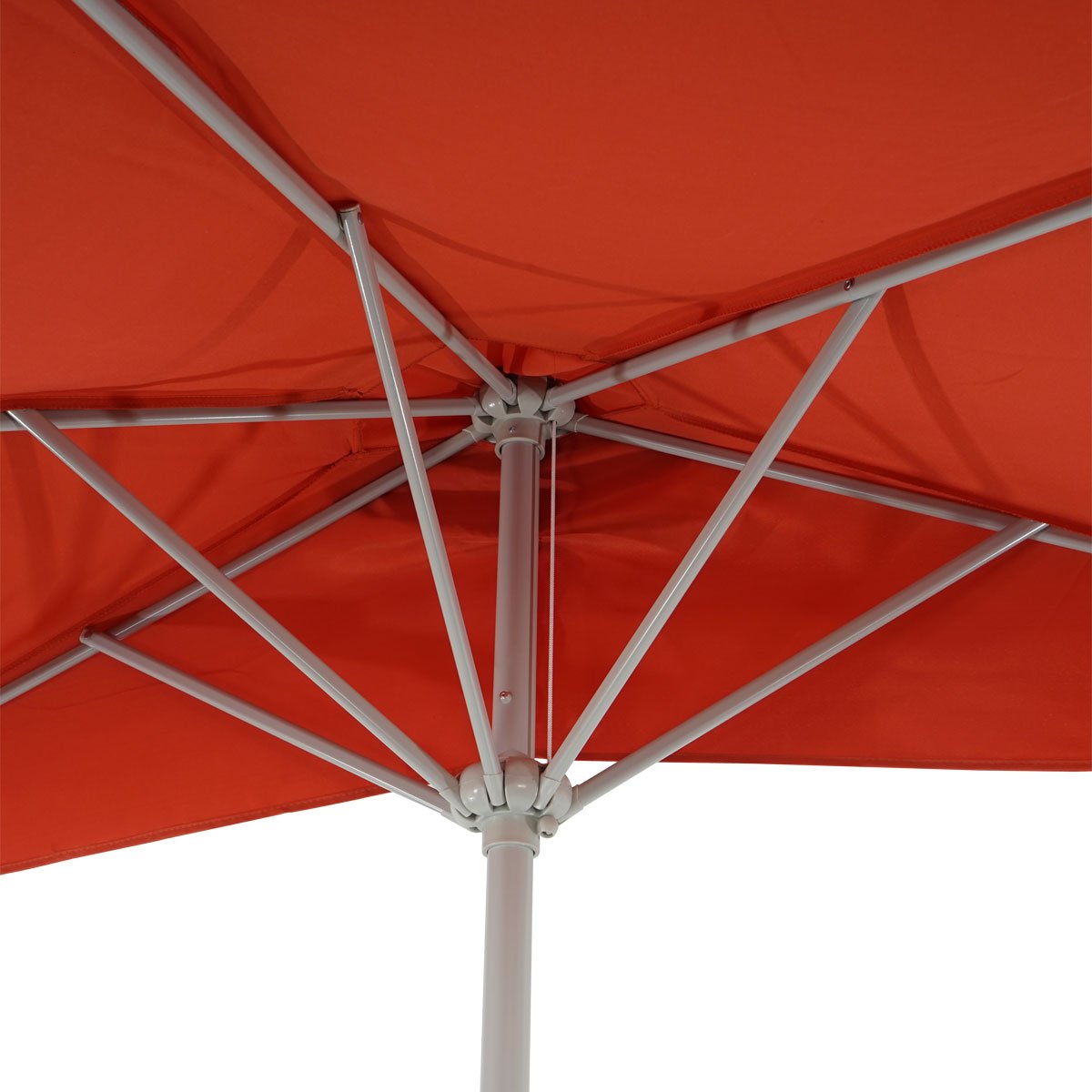Mendler Aluminiowy półokrągły parasol, UV 50+.