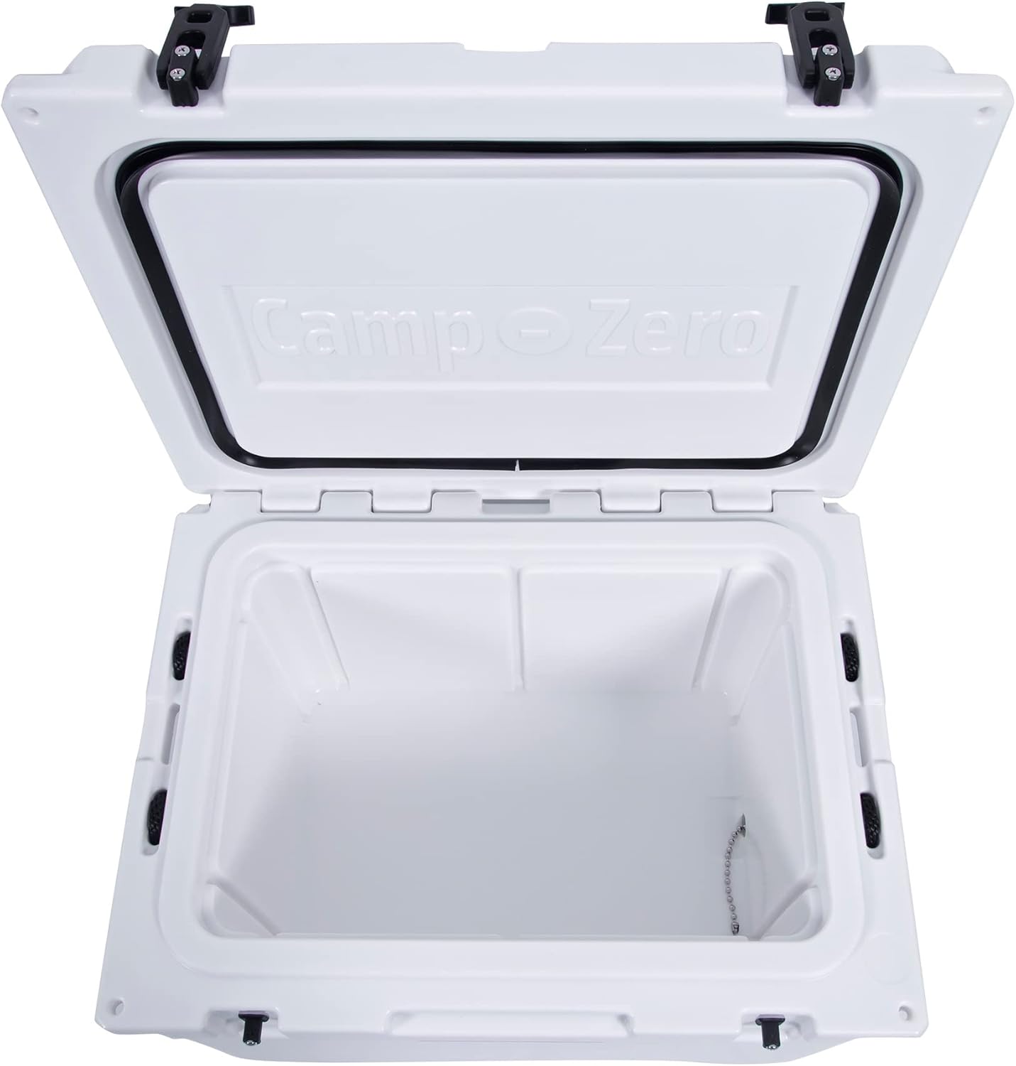 CAMP-ZERO 40L-42 Quart Hard Cooler Ice Chest, Perfect for Drinks, Beach, Picnics, Boating, Hunting, Camping and Travel with 4 Molded-in Cup Holders and Comfort Grip Handles