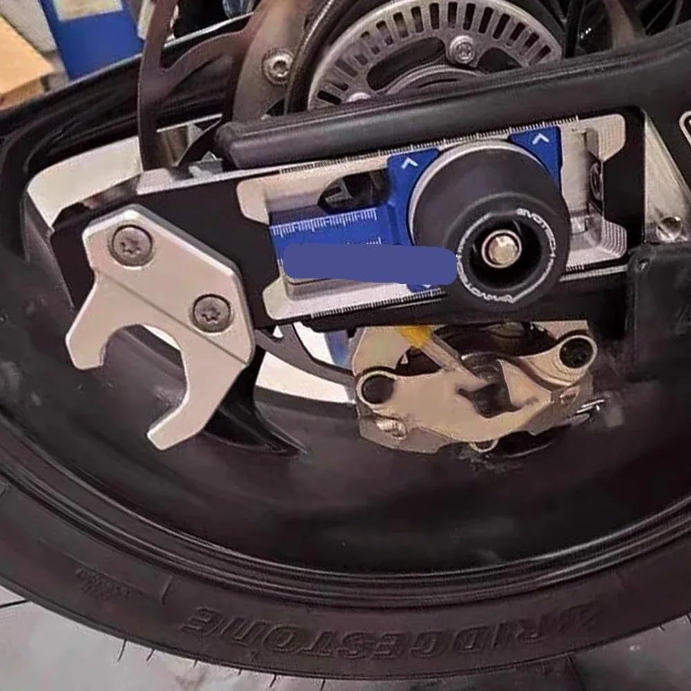 Convient pour Bmw tendeur de réglage réglable en aluminium Tendeur chaîne moto tendeur de chaîne mono vitesse