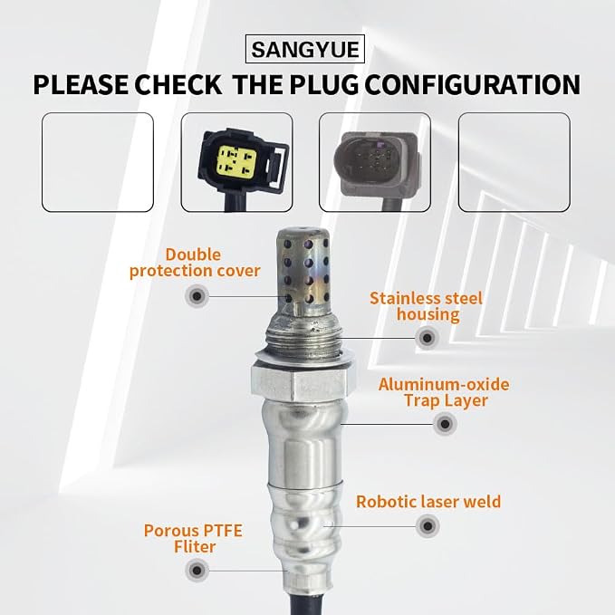 Sensor de Oxígeno 2PCS Upstream y Downstream para Smart Fortwo 1.0L miniatura 2