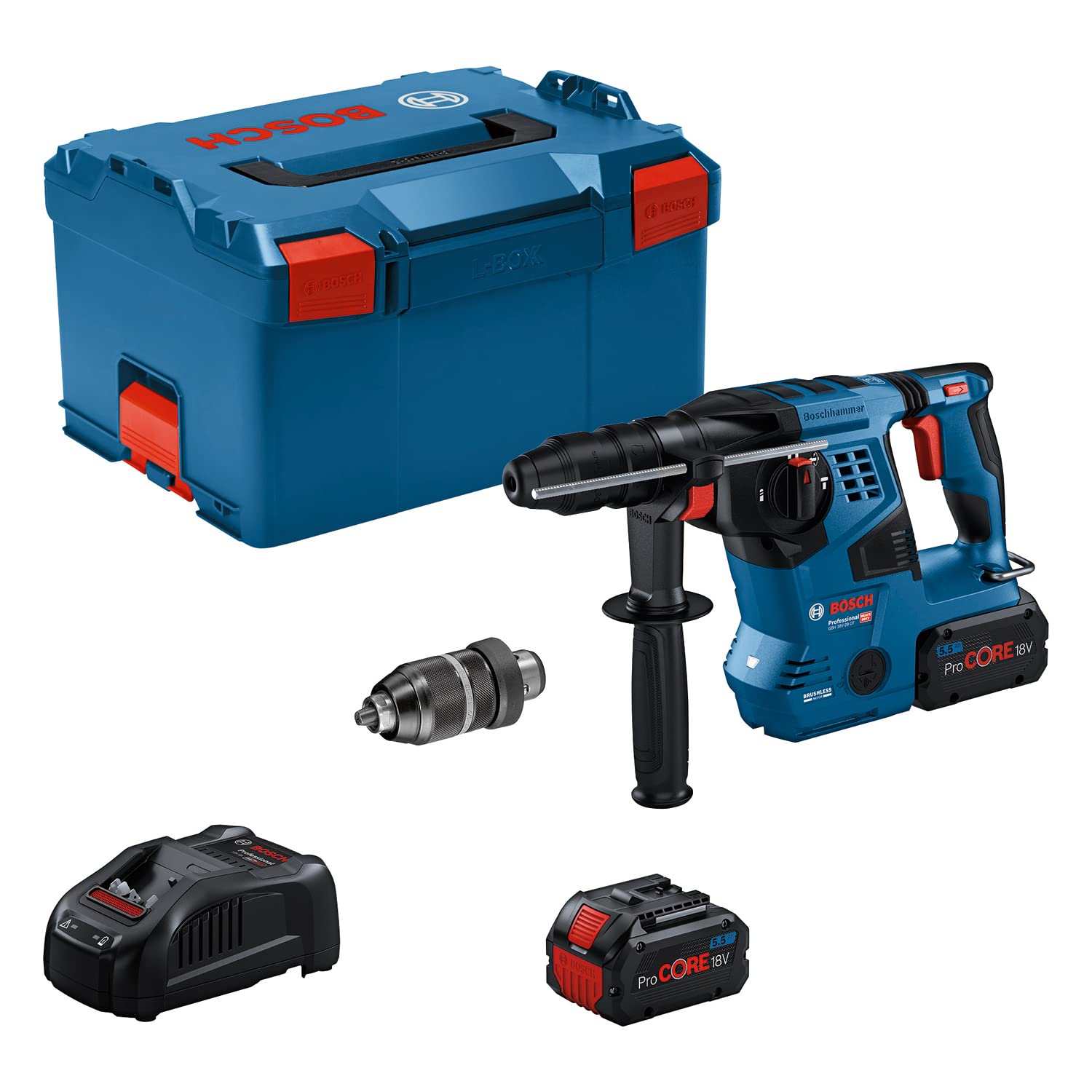 BOSCH GBH 18V-28 CF KIT 18v 3 function hammer SDS plus
