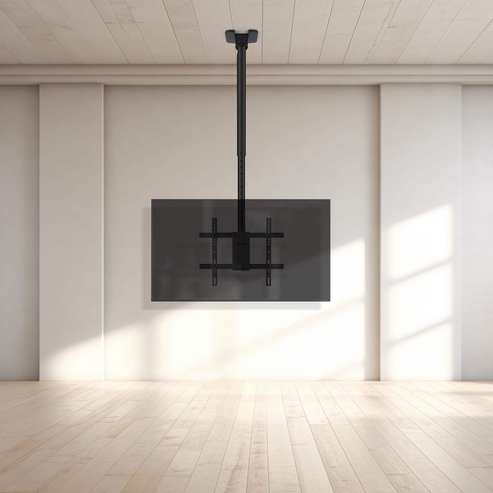 TooQ LPCE1175TSLI-XL-B Supporto da soffitto per monitor/TV 32"-75" Nero