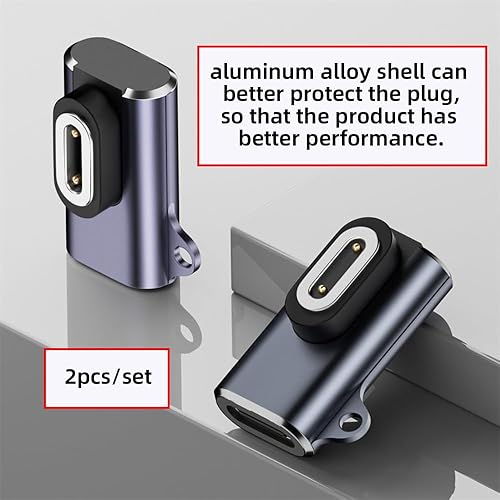 Vista 54 de xiwai Paquete de 6 conectores USB-C hembra a 2 pines de alimentación CC de 5 V, adaptador USB para recortadores de barba, cortadoras de cabello