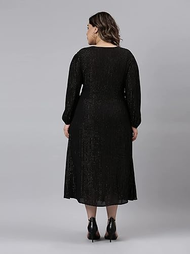 Buy The Pink Moon Women's Maxi Lurex Dress