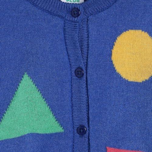 Image of miniklub Baby Collar Full Sleeve Knitted Cotton Sweater (Purple Color)