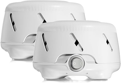 Yogasleep Dohm Uno - Máquina de sonido (2 unidades) (blanco) Ruido blanco a base de ventilador para adultos y bebés Cancelación de ruido para