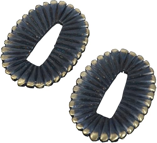 Un par de cobre SEPPA 2piezas para japonés Samurai Swords mantenimiento