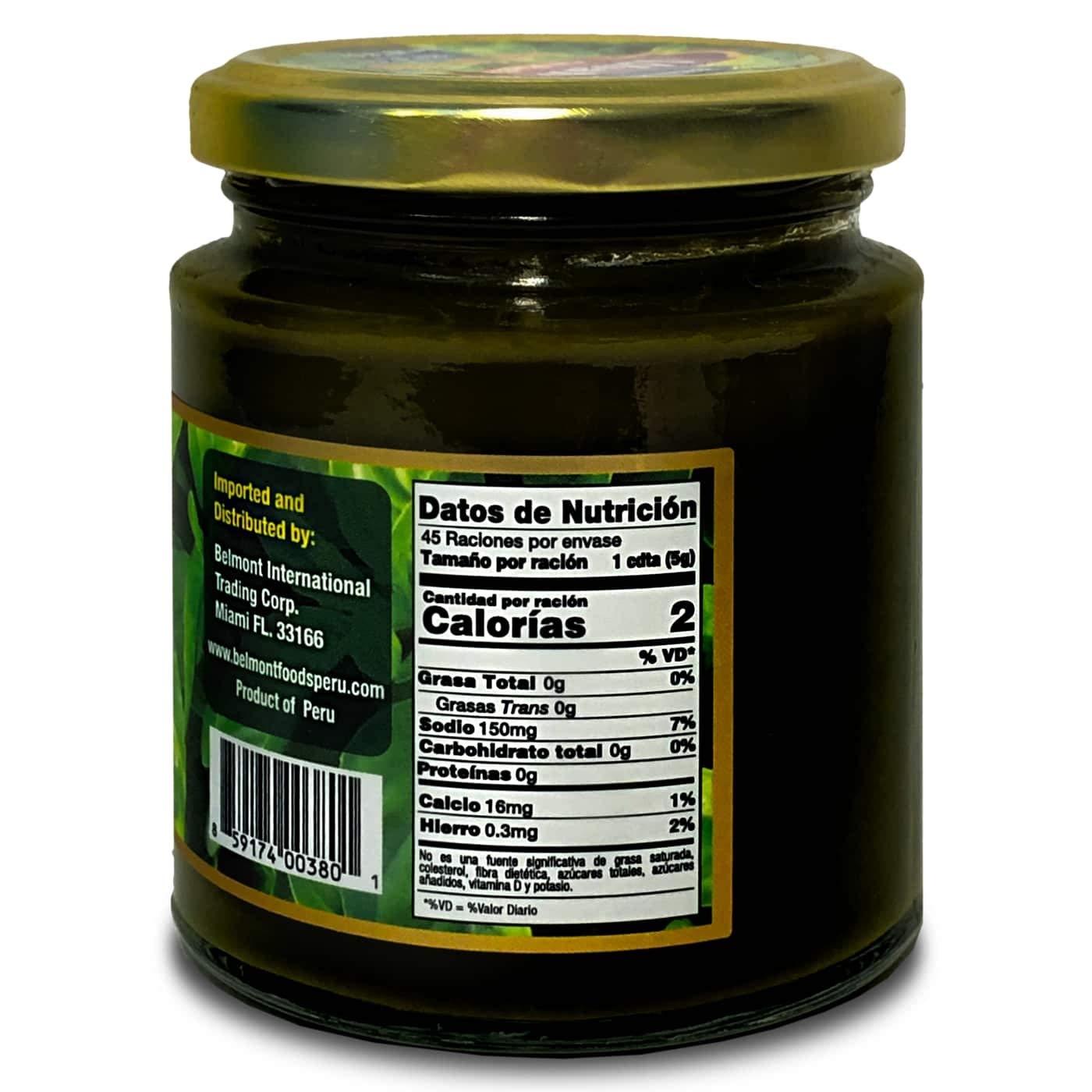 Belmont Albahaca en Pasta 8 oz - Basil Paste for Pesto - 6 pack