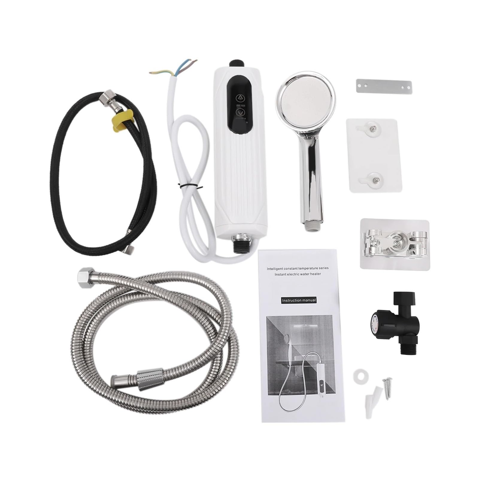 Indicatore LED For Scaldabagno Elettrico Istantaneo Mini Riscaldatore Senza Serbatoio For Cucina Bagno 5500W Veloce E Comodo
