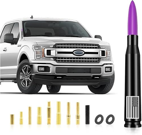 Mástil de antena de automóvil mástil de antena de automóvil de aluminio de la bandera estadounidense antena de radio AMFM de 55 pulgadas con