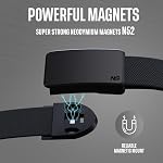 Magnetic Belt for Men – Quick Release, Adjustable Elastic Strap, No Holes, Swappable Faceplate