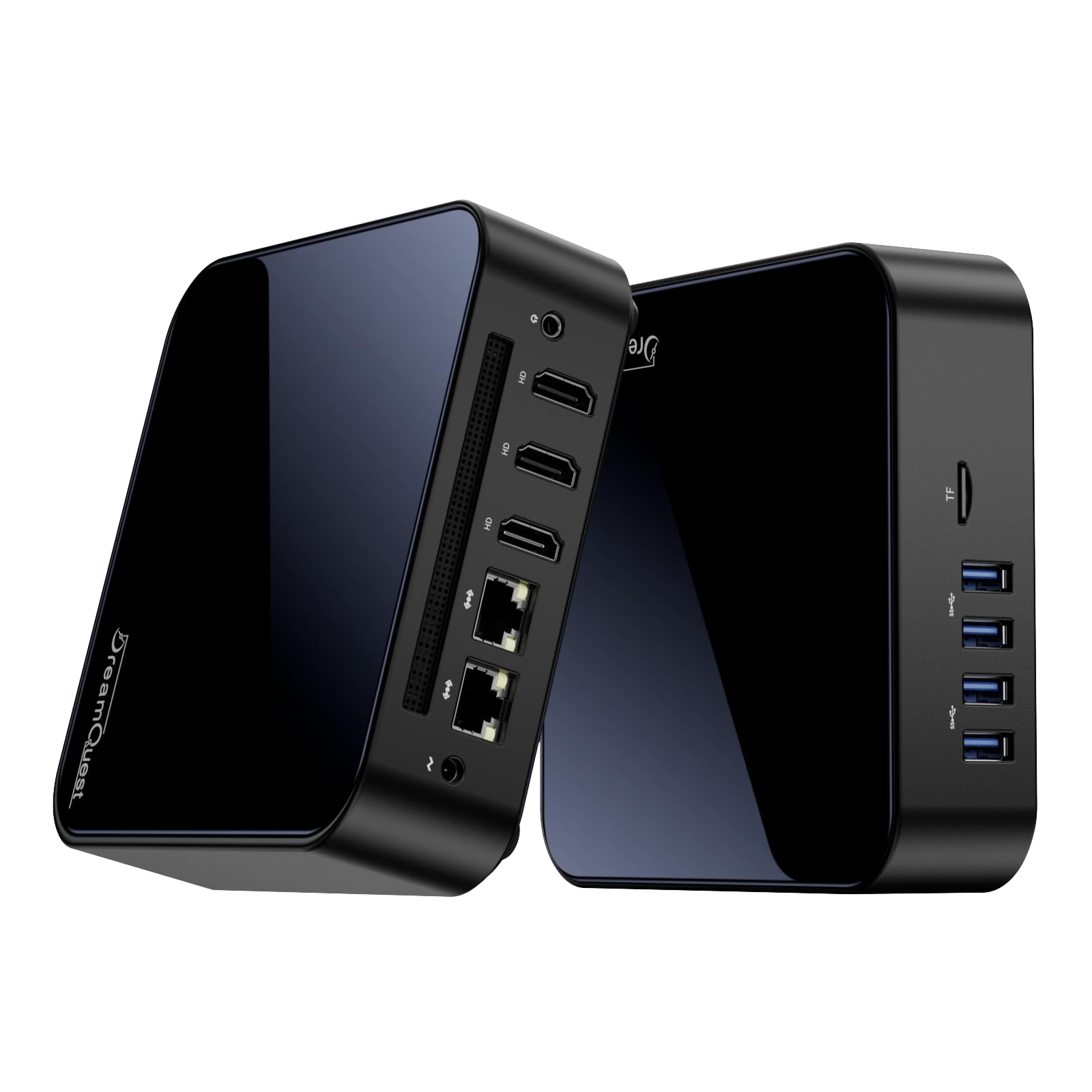 DreamQuest Mini Pc Intel 12th W-11 [High-Speed DDR5] Processor N95 (up to 3.4 GHz) 12GB DDR5 RAM 512GB M.2 SSD,mini Desktop Computer Support Dual 4K 60Hz/WiFi 6/BT5.3/Ethernet/HDMI/LAN