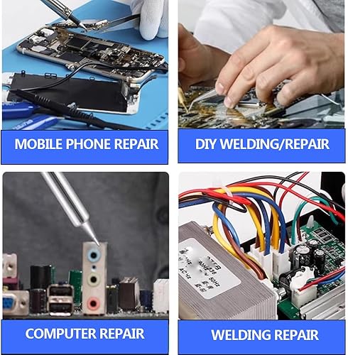 Miniatura 2 de LEATBUY - Kit de herramientas de crimpado RJ45 para red Ethernet CAT5CAT6, crimpadora de red profesional, conector de cable, cortador de pelacables,