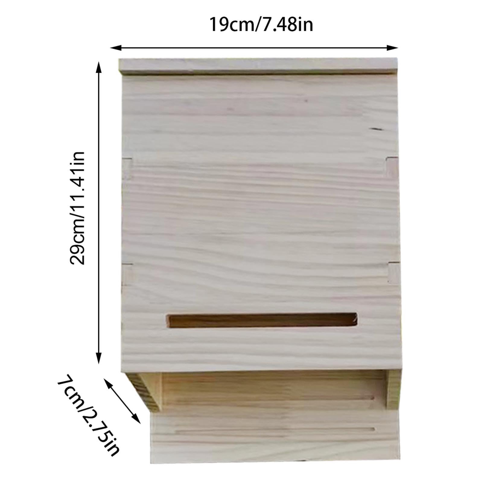 Casa de murciélagos – Refugio de Madera para murciélagos, Gallo Artificial para murciélagos para aterrizar y pozar, Resistente a la Intemperie para jardín y Patio Trasero