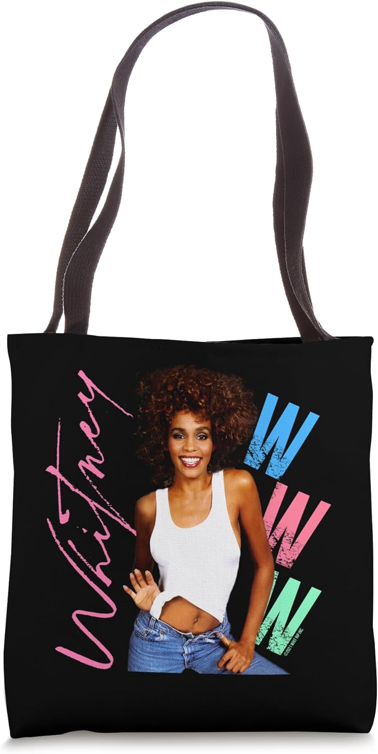 Whitney Houston I Wanna Dance With Somebody Tote Bag