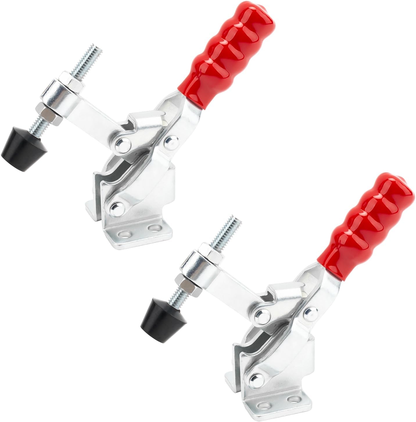 2 Pack Smoker Door Latch Clamps Compatible with Oklahoma Joe's Smoking Chamber or Firebox Lid, Adjustable Heavy Duty Toggle Clamp for any Offset Smoker