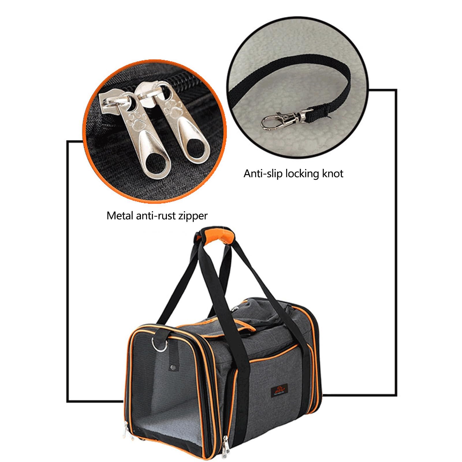 Mochila transportadora de bolsas para mascotas, uso para cachorros, viajes al aire libre, portátil, suave, transportadores de mascotas al aire libre, para perros y gatos