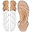 Dr.Foot Plantar Fasciitis Arch Support Shoe Insoles 5 Pairs, Thicken Gel Arch Pads for Flat Feet - Self-Adhesive Arch Cushions Inserts for Men and Women