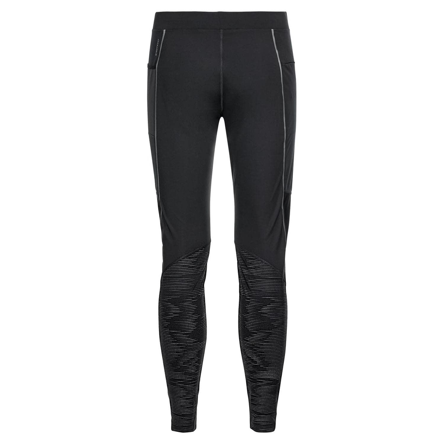 Odlo Herren Laufhose Tights Zeroweight Warm Reflective