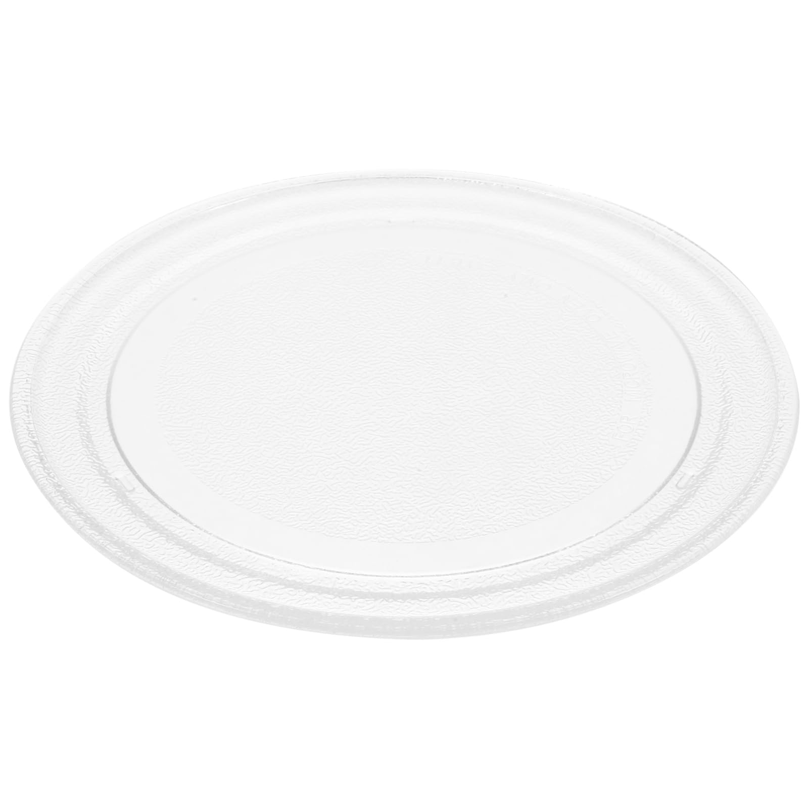 Cabilock Microwave Glass Turntable Plate Sturdy Oven Tray Dishwasher Safe Compatible Microwaves for Even Heating and Cooking Various Foods