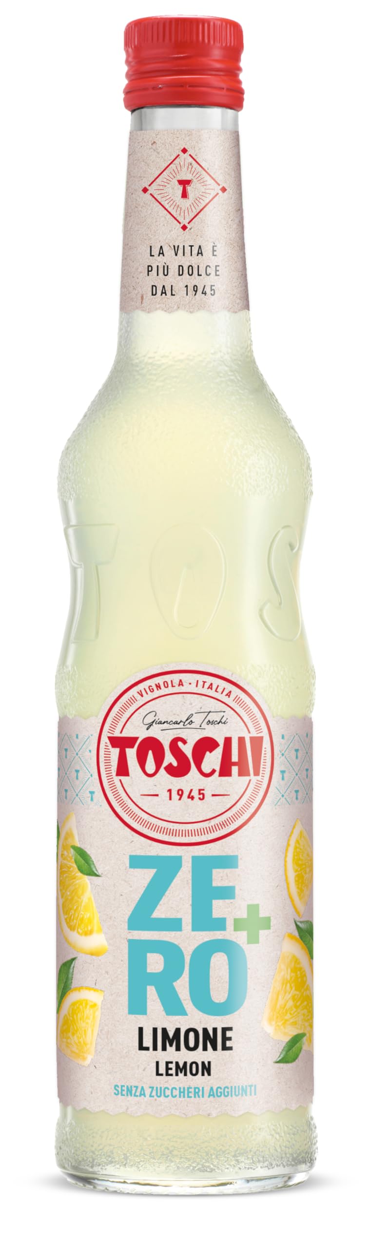 Toschi Drink della tradizione Italiana Zero + Toschi 560 ml nei gusti Anice, Pompelmo Rosa, Limone, Melograno, Cedrata ed Orzata. Bottiglie