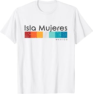 Vintage Isla Mujeres Mexico Retro Design T-shirt T-Shirt