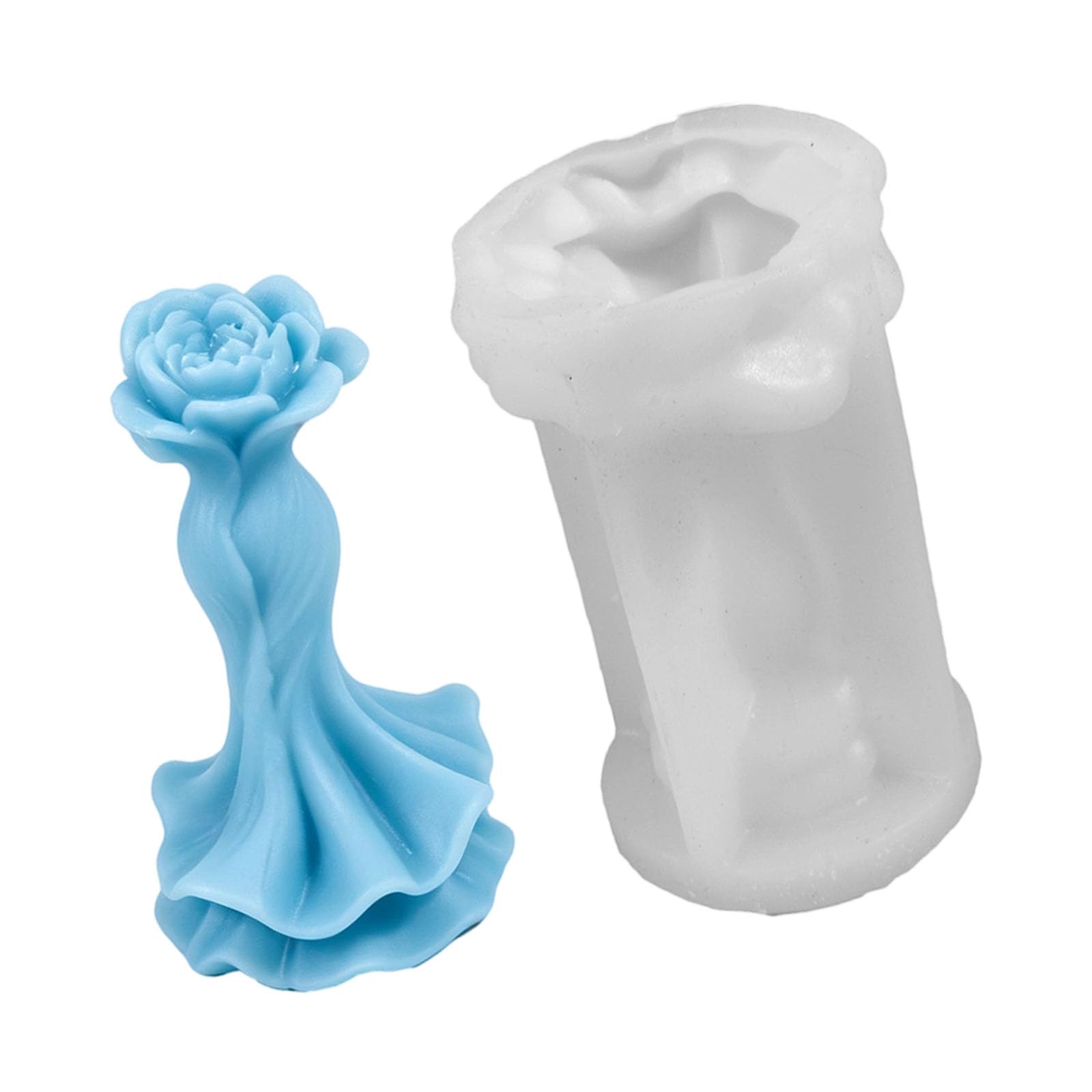 Zxfdsfdbnm Dress Silicone Multipurpose Silicone Baking Tool for Soap Chocolate Wedding Decoration Heatproof Cast