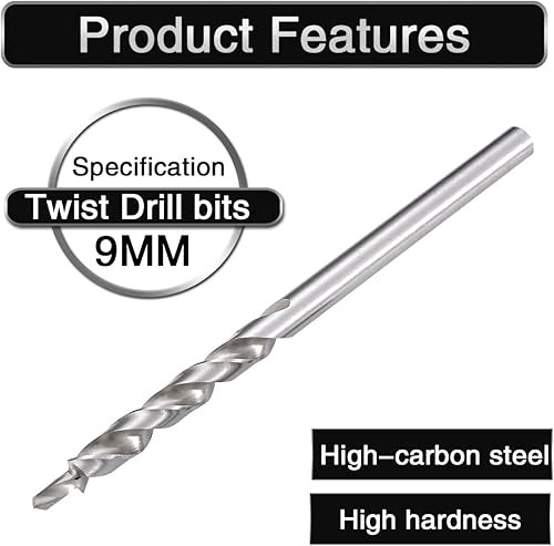 Miniatura 3 de HOEN Broca de repuesto de 3/8 pulgadas con cuello de tope de profundidad, longitud de 6.5 pulgadas