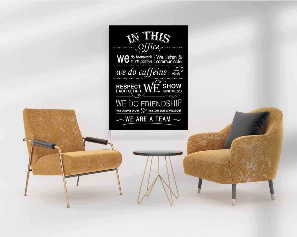 Office Inspirational Canvas Wall Art,Teamwork Motivational painting picture Wall Decor for Office,Workplace encouraging poster print artwork 12X16 - Image 2