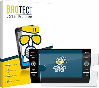 BROTECT Anti-Glare Protective Glass for Volkswagen Golf 7 2019 Discover Media 8 Inch Protective Film Tempered Glass Matt [Scratch-Resistant 9H, Anti-Reflection]