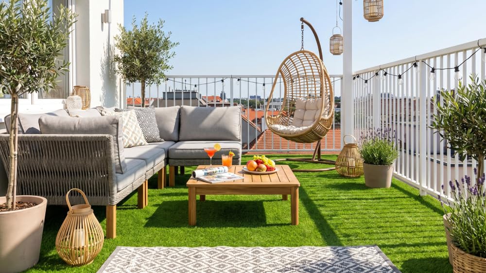 Rouleau de gazon synthétique Kasia 30mm - 1m x 5m soit 8,95 le m²