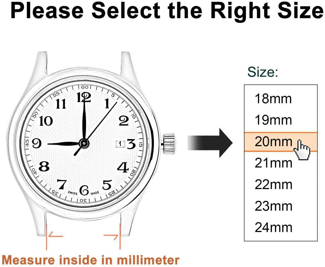 Leather Watch Band Women Watchband Men Gold Stainless Steel Buckle 18mm 19mm 20mm 21mm 22mm 23mm 24mm