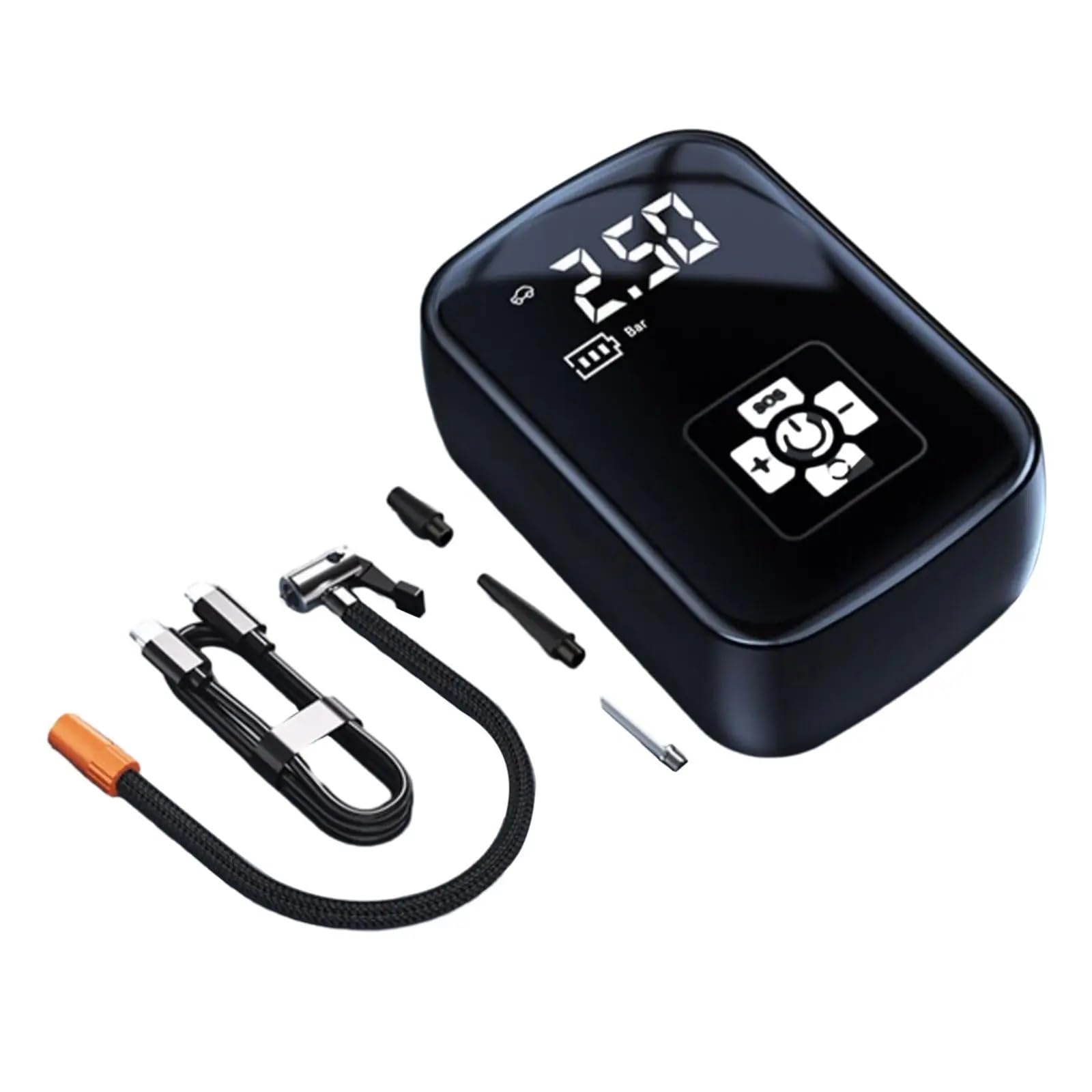 Tyre Inflator Car Auto Tire Digital Cordless Air Compressor Tire Inflator 150PSI 3600mAh Battery for Car Motorcycles Air Compressor