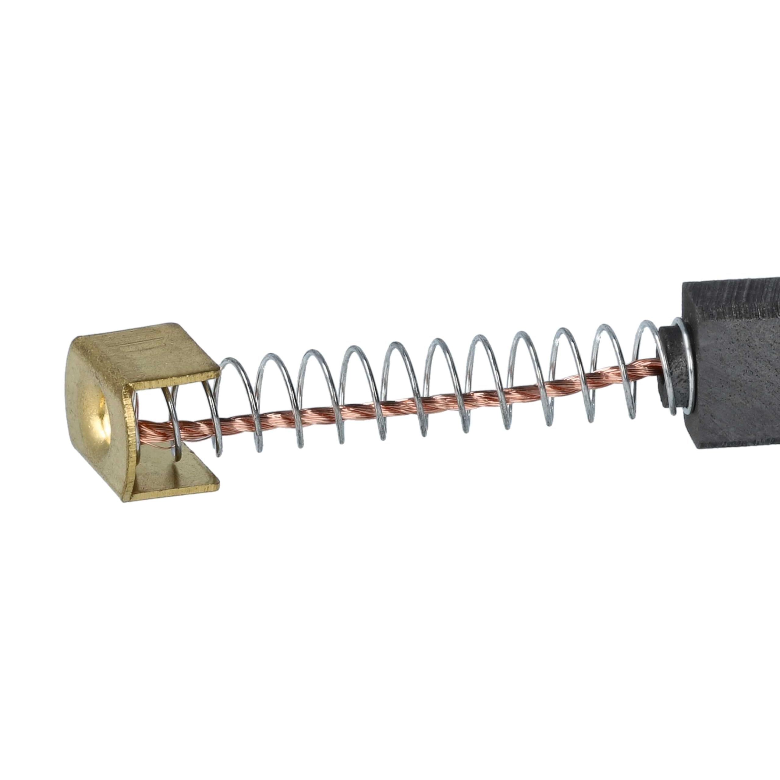 vhbw 2x spazzola carbone 6 x 9 x 20mm compatibile con Kirby Sentria II, Sentria F-Style macchina da cucire