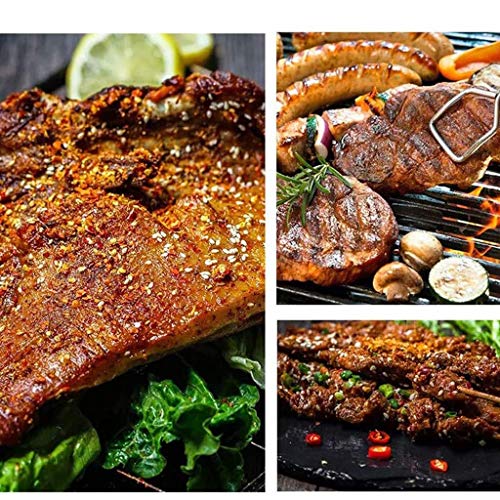Przenośny grill na węgiel drzewny – kompaktowy grill na szaszłyki – lekka konstrukcja na kemping i do ogrodu – składany grill na zewnątrz dla łatwej podróży i tylnej klapy