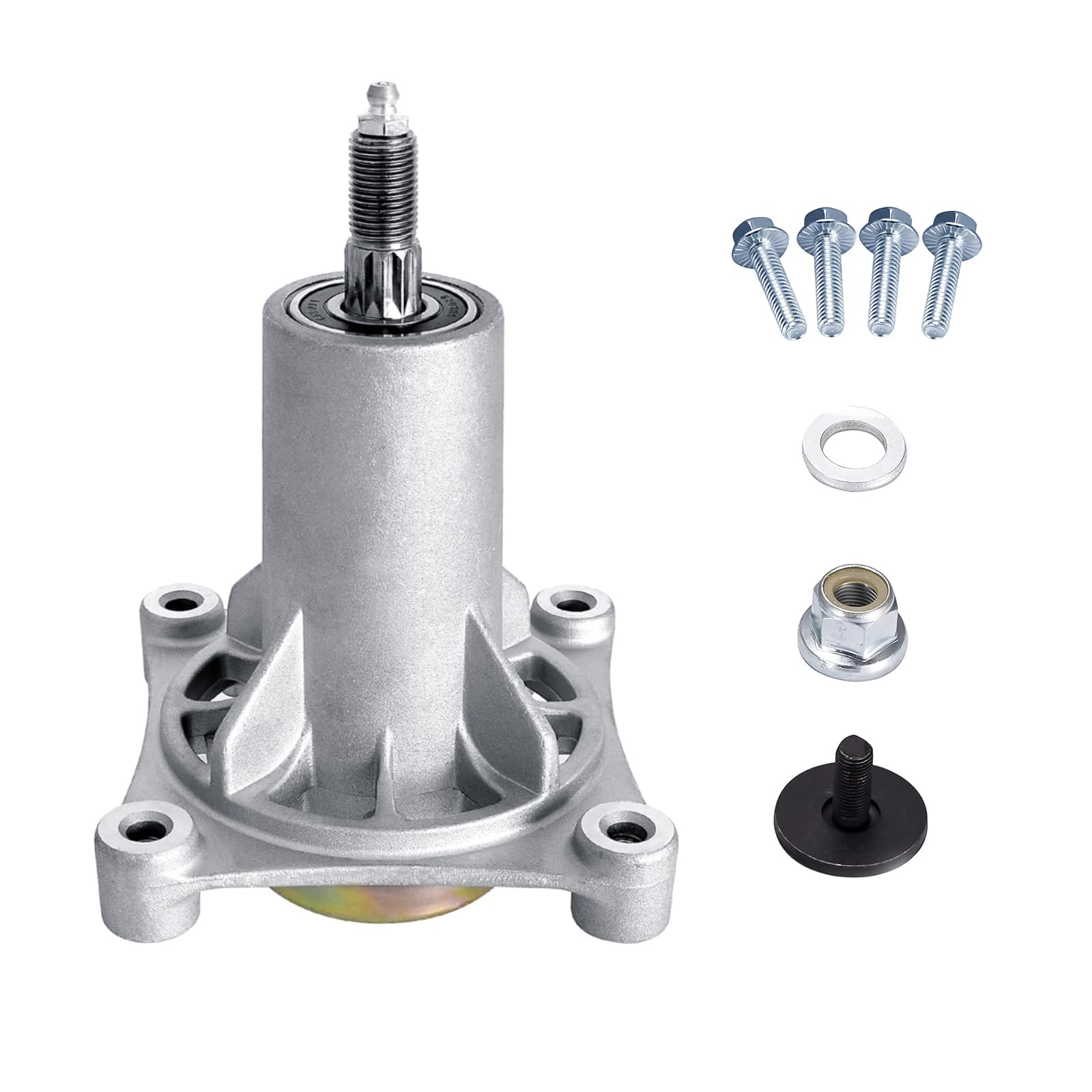 187292 - Conjunto de husillo para cubierta de cortacésped Husq-Varna de 42 pulgadas, 46 pulgadas, 48 pulgadas, 54 pulgadas, compatible con Crafts-Man 2200, 567253301 y más (paquete de 1)