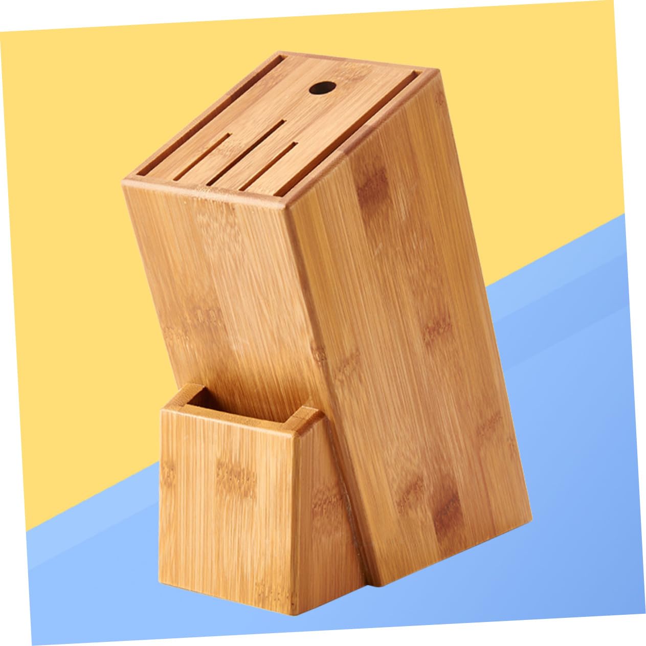 Bloc de Bois à Couteaux en Bambou, Support la Cuisine Moderne