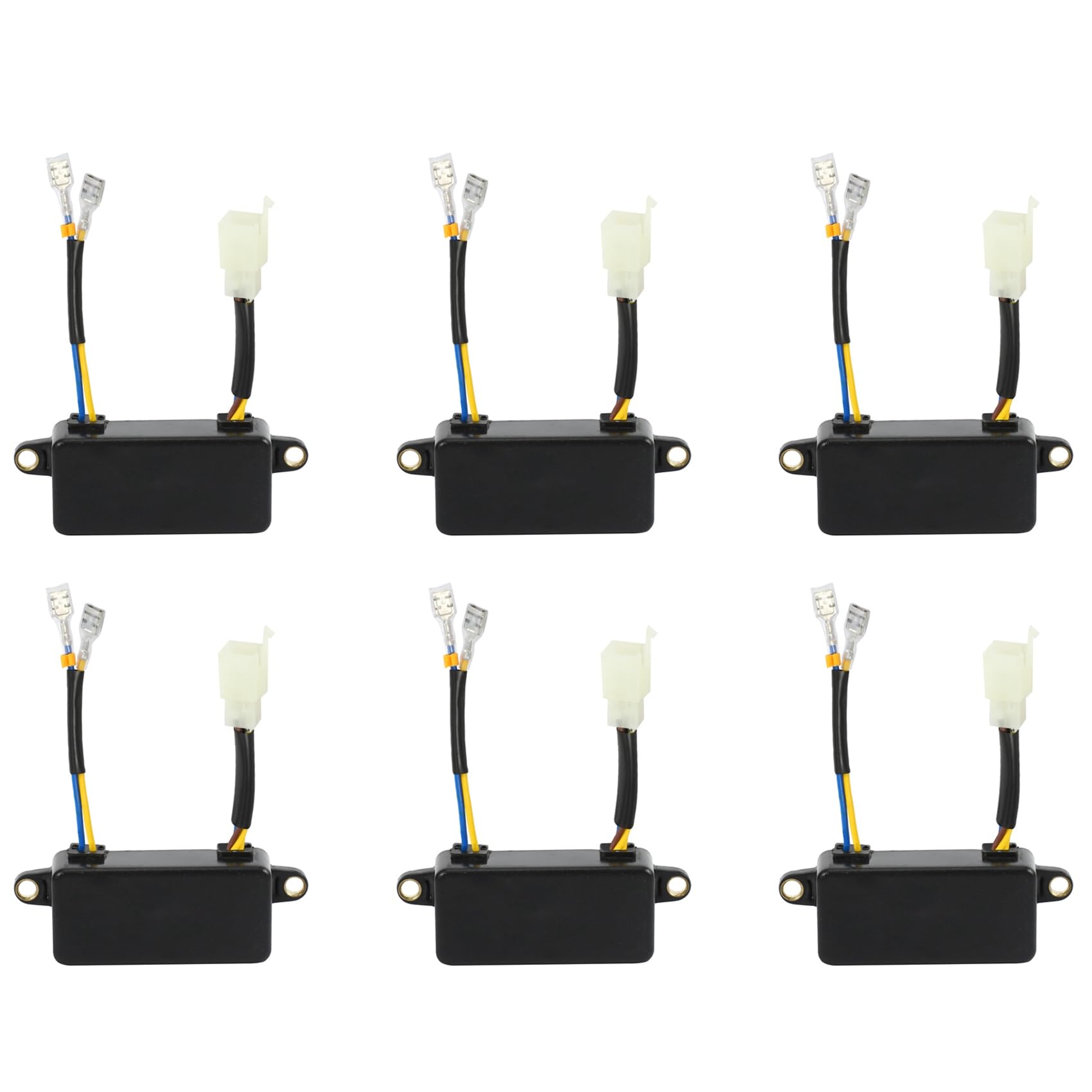 Jnchdghwa Black 6X 2Kw Gasoline Generator Parts Avr Single-Phase Automatic Voltage Rectifier