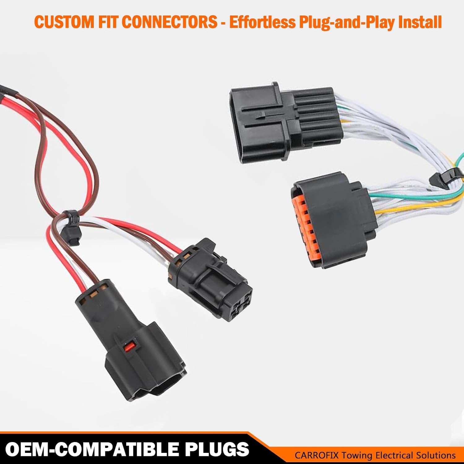 Custom Fit Vehicle Wiring 4-Way Flat Trailer Towing Harness