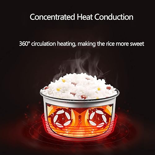 Miniatura 6 de Arrocera doméstica, olla arrocera con función automática de mantener el calor, olla arrocera multifuncional, olla arrocera de gran capacidad,