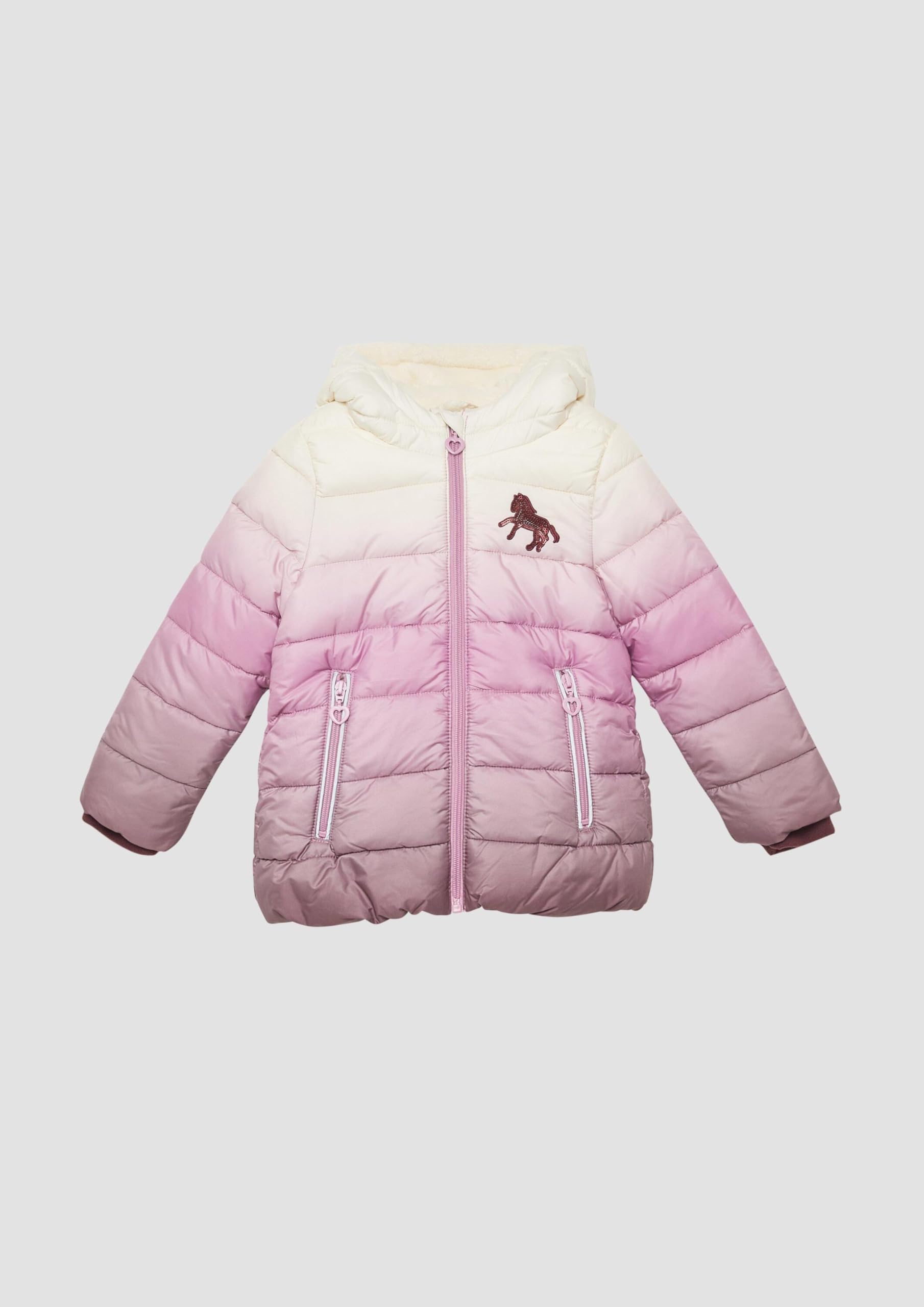 s.Oliver Wattierte Jacke mit Kapuze und Fleecefutter