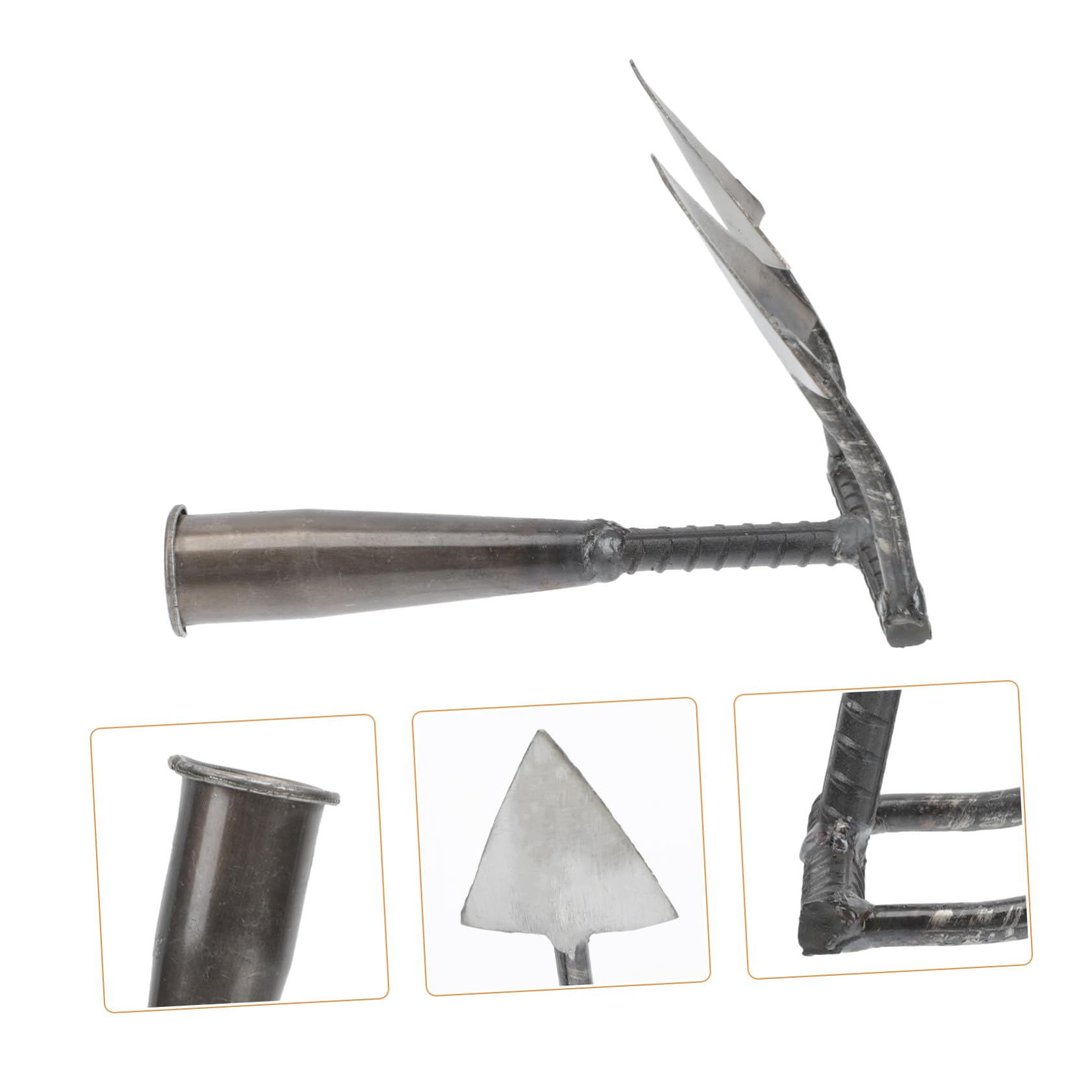 Azada Triangular Multifunción Afilada para Jardinería Excavación Siembra y Eliminación de Malas Hierbas Herramienta Resistente y Duradera para Plantar Jardín y Huerto