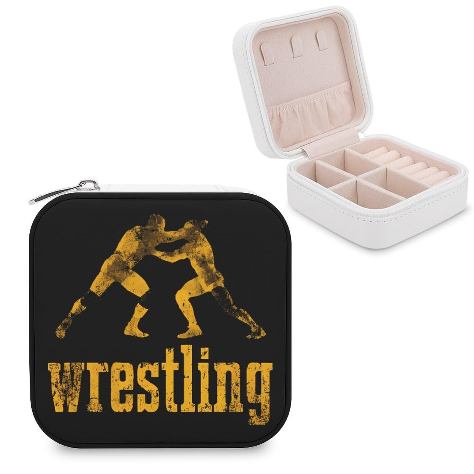 CUTJMDNGH Wrestling Jewelry Box for Women Jewellery Case Organizer Storage Boxes Craft
