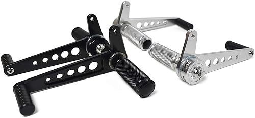 Vista 7 de 0052 Motocicleta Traseros Conjunto Delantero Controles Cafe Racer CNC Aleación de Aluminio Universal para Honda Suzuki 1 Par Astilla